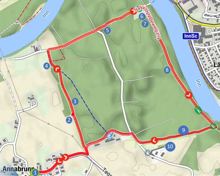 Wanderkarte Anna Weg